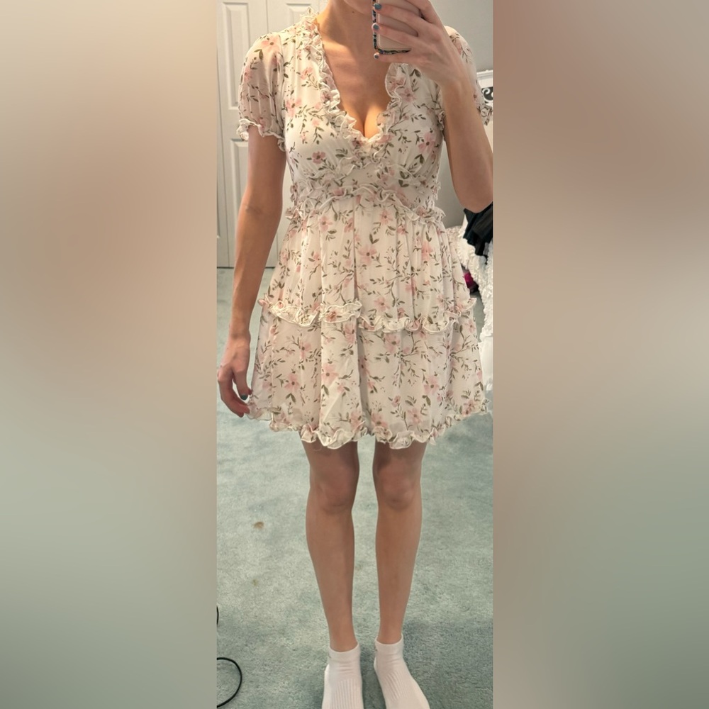 Floral Ruffle Dress